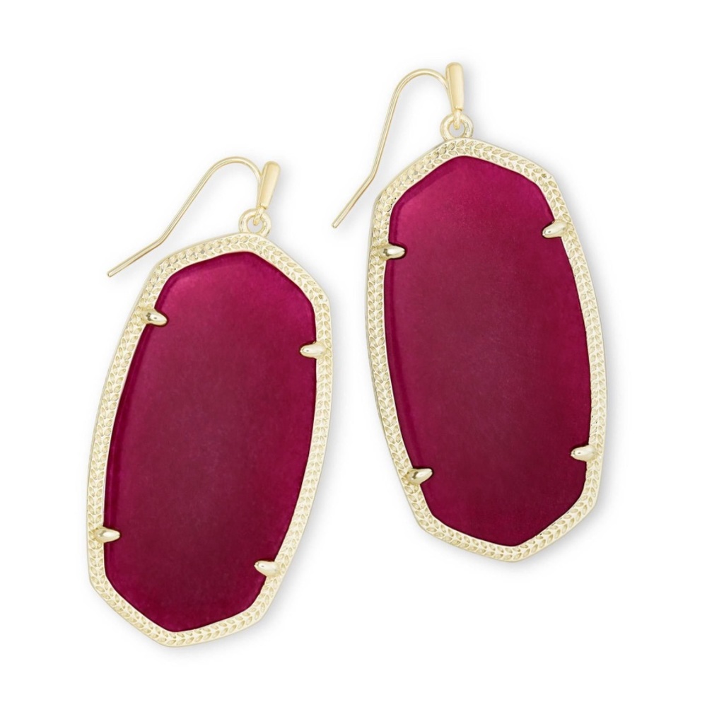 Kendra Scott Maroon Danielle Earrings
